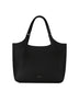 CHARLOT Vegan Tote Bag - Grain | Color: Black - variant::black