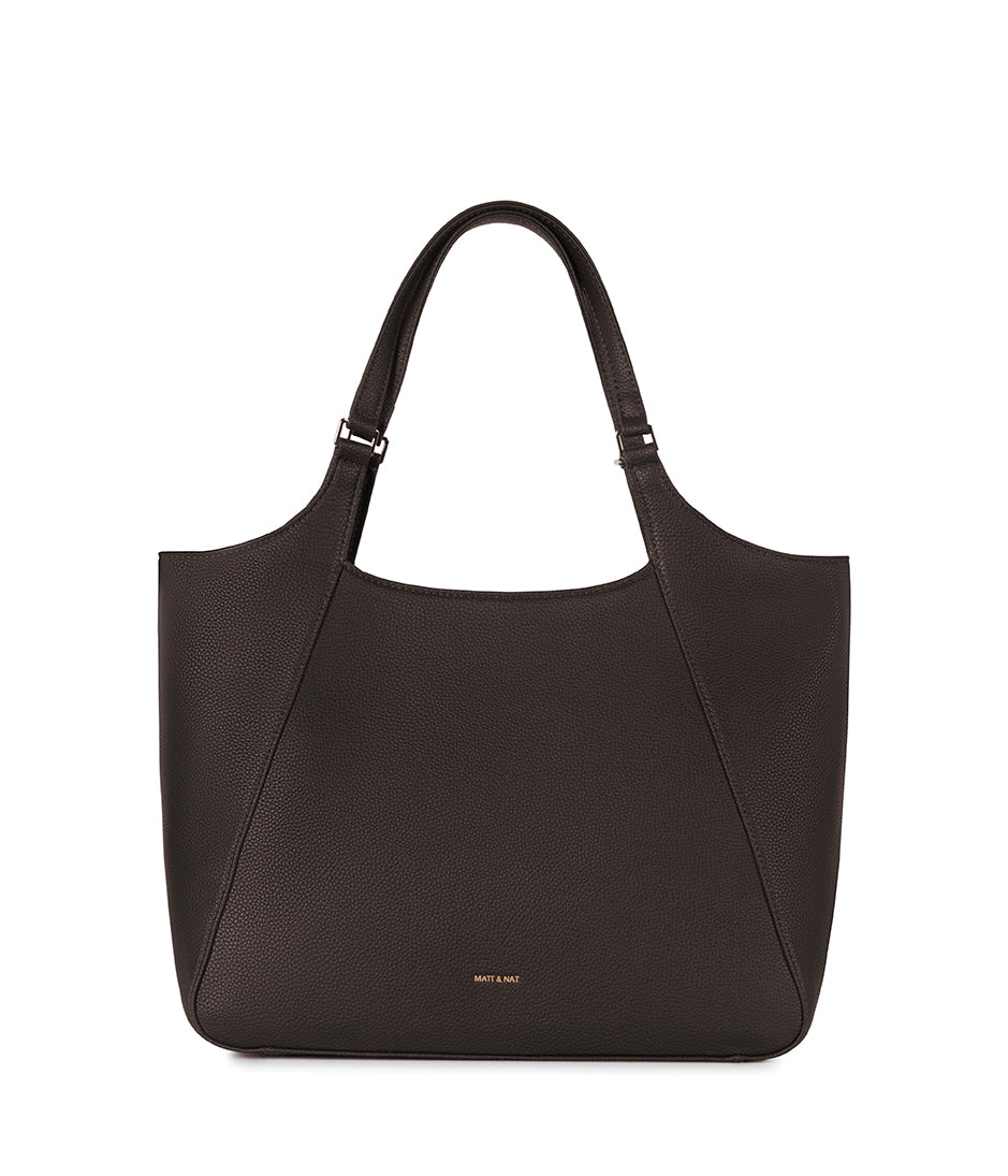 CHARLOT Vegan Tote Bag - Grain | Color: Fudge - variant::fudge