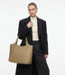 CHARLOT Vegan Tote Bag - Grain | Color: Fudge - variant::fudge