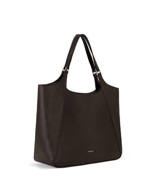 CHARLOT Vegan Tote Bag - Grain | Color: Fudge - variant::fudge