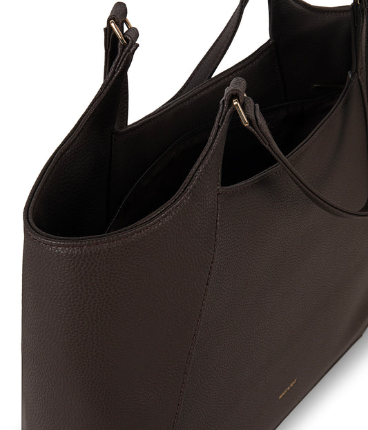 CHARLOT Vegan Tote Bag - Grain | Color: Fudge - variant::fudge