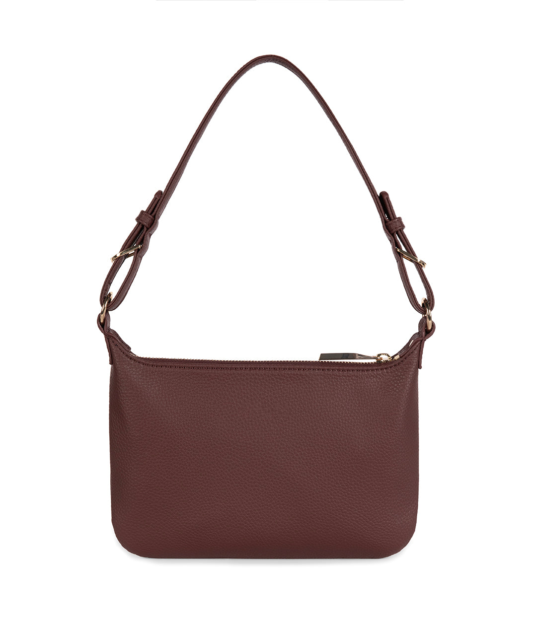 JINA Vegan Shoulder Bag - Grain | Color: Cherry - variant::cherry