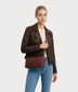 KERI Vegan Crossbody Bag – Grain | Color: Black - variant::black