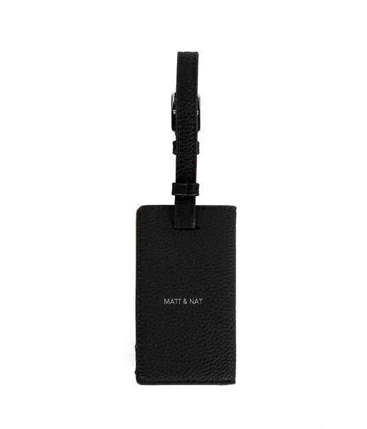 MAP Vegan Luggage Tag - Grain | Color: Black - variant::black