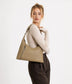 MORGAN Vegan Hobo Bag – Grain | Color: Black - variant::black