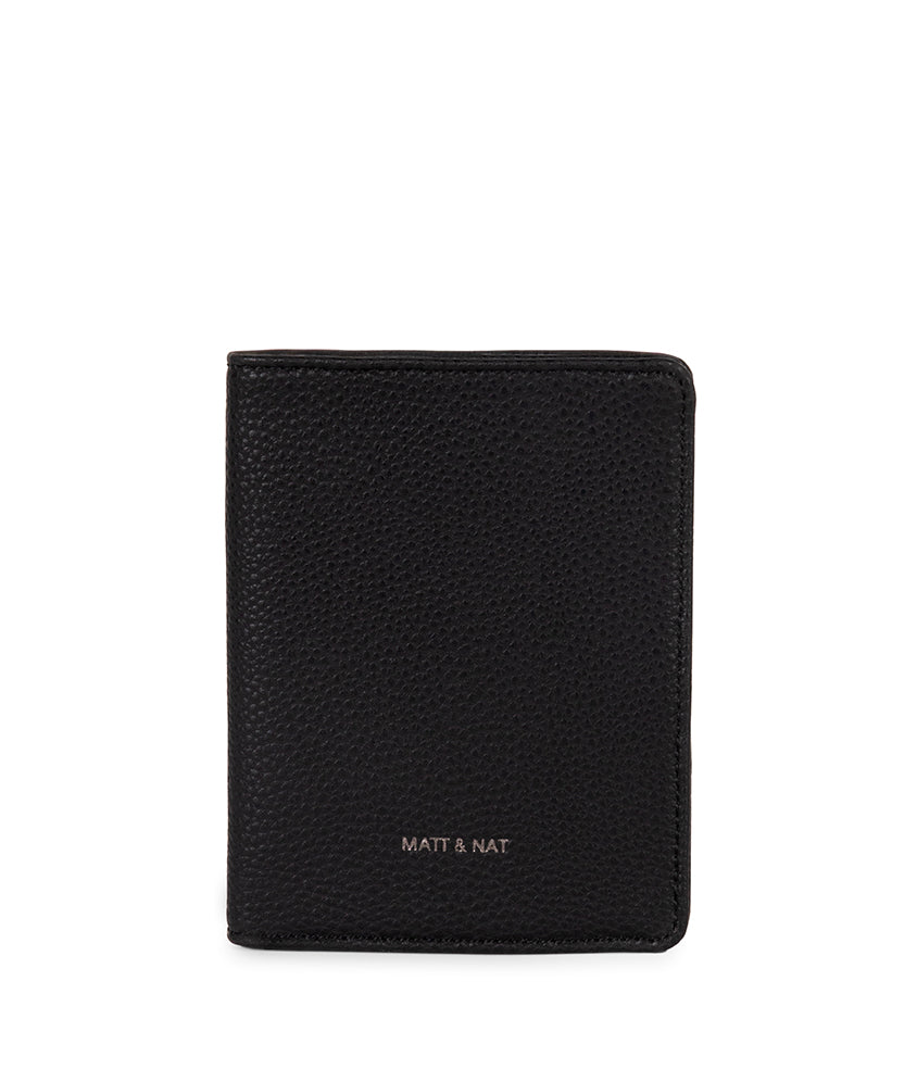 ROW Vegan Passport Holder - Grain | Color: Black - variant::black