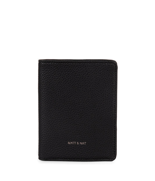 ROW Vegan Passport Holder - Grain | Color: Black - variant::black