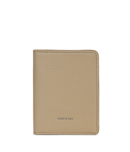 ROW Vegan Passport Holder - Grain | Color: Almond - variant::almond