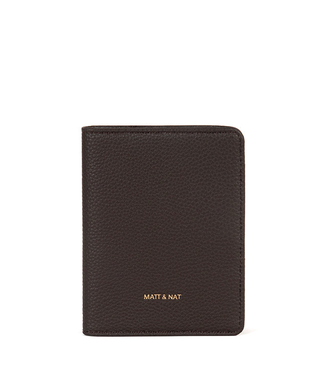 ROW Vegan Passport Holder - Grain | Color: Fudge - variant::fudge