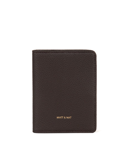 ROW Vegan Passport Holder - Grain | Color: Fudge - variant::fudge