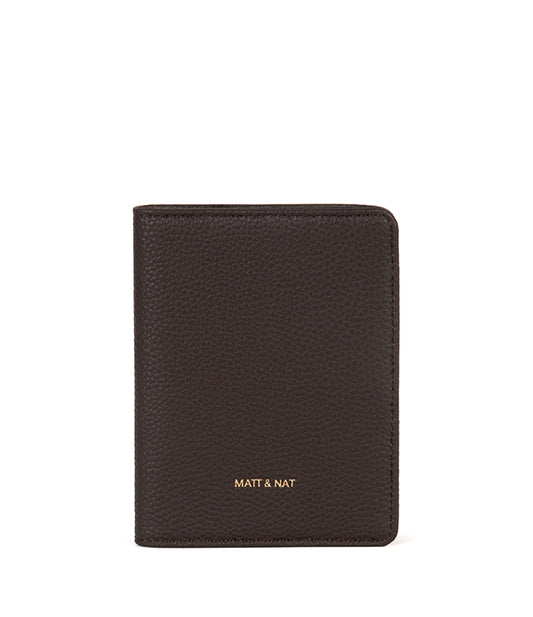 ROW Vegan Passport Holder - Grain | Color: Fudge - variant::fudge