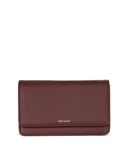 BEE Vegan Crossbody Bag - Grain | Color: Cherry - variant::cherry