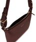 JINA Vegan Shoulder Bag - Grain | Color: Cherry - variant::cherry