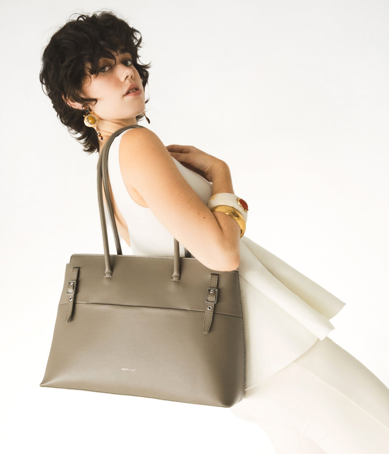ADRIA Vegan Tote Bag - UPPEAL™ | Color: Nutty - variant::nutty
