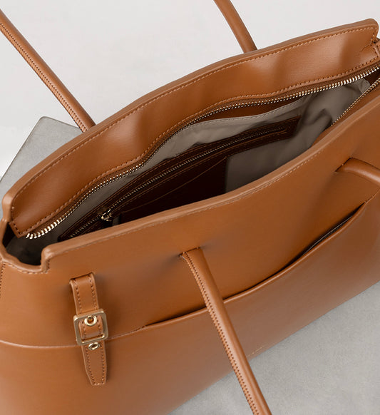 ADRIA Vegan Tote Bag - UPPEAL™ | Color: Nutty - variant::nutty