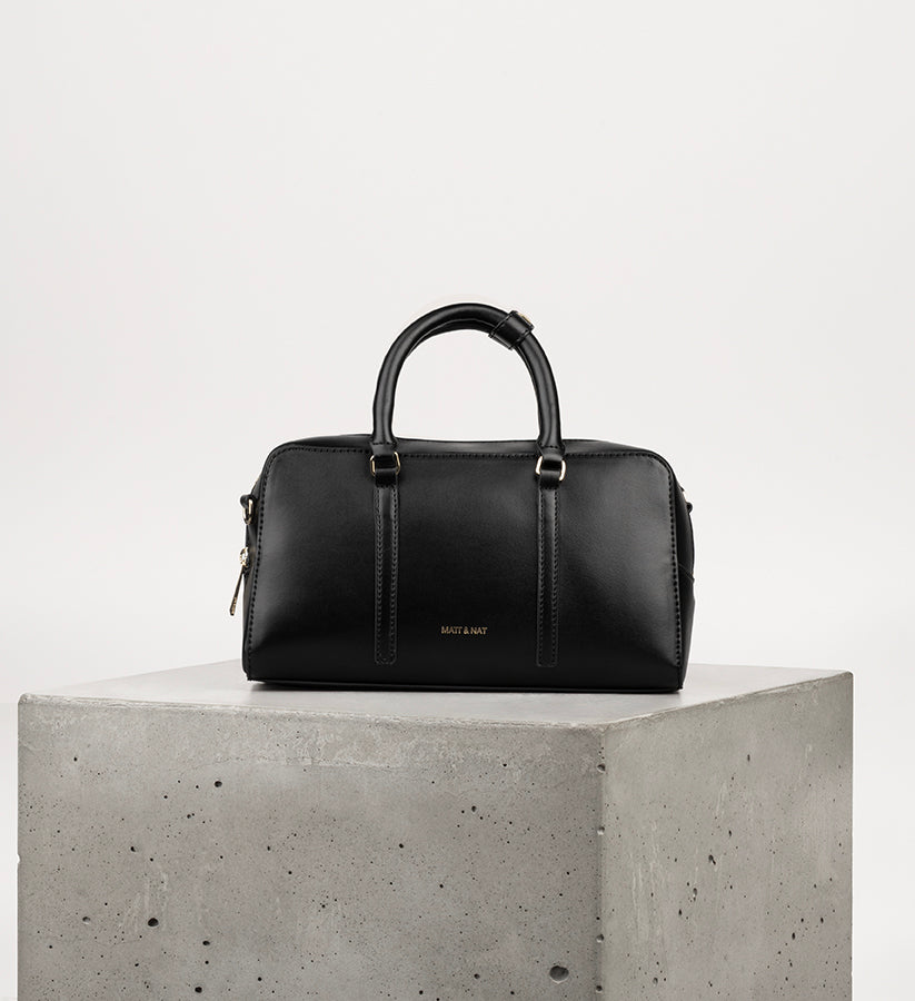 CECILE Vegan Satchel - UPPEAL™ | Color: Black - variant::black