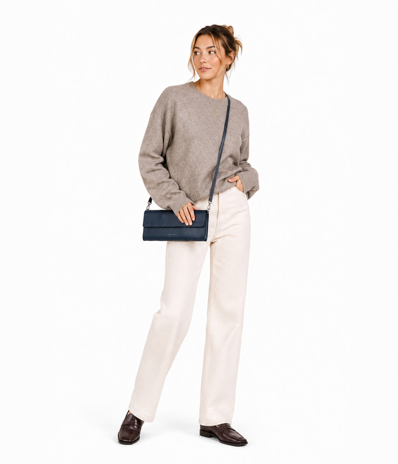 EDIA Vegan Clutch - Theme | Color: Lunar - variant::lunar