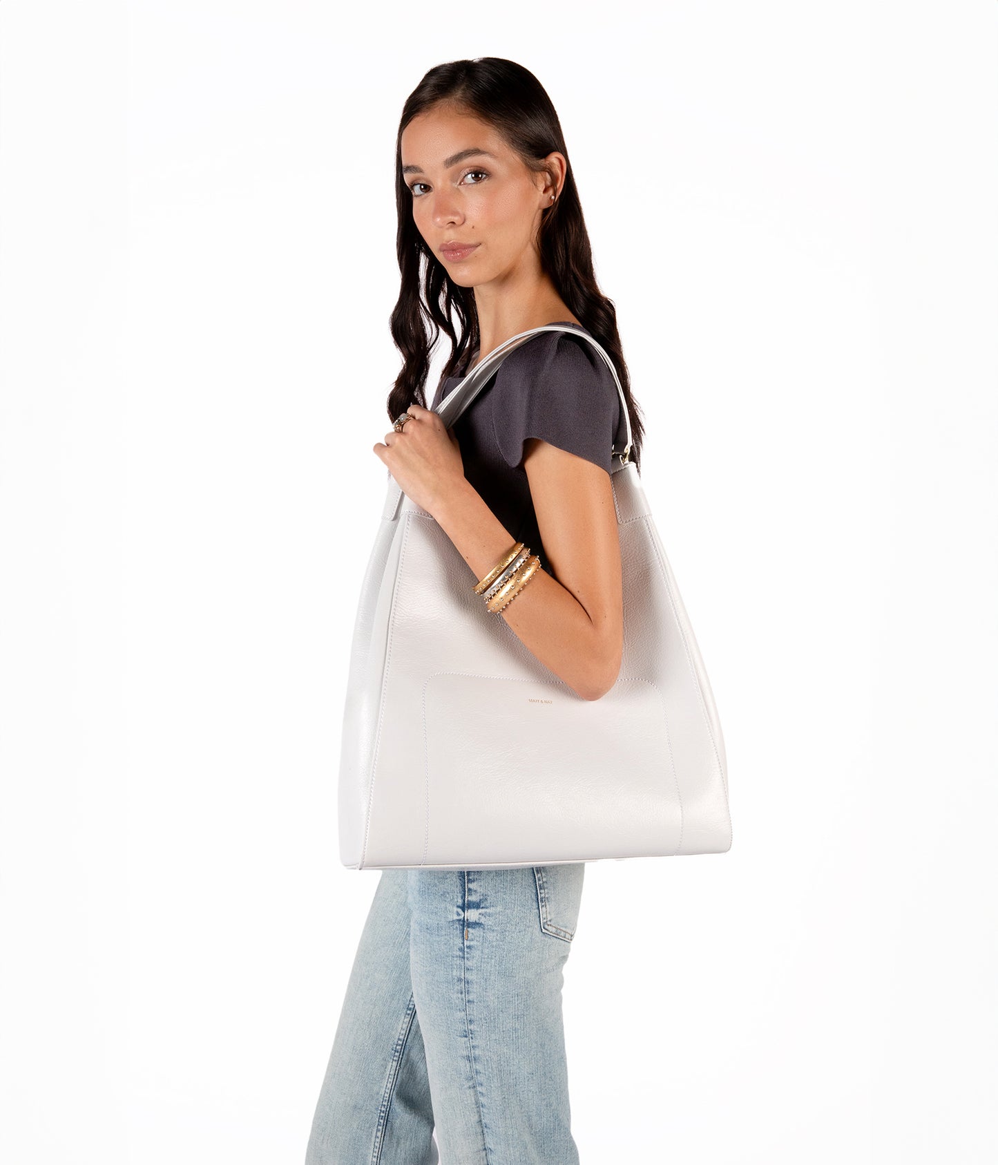 Vermont Vegan Hobo Bag – Theme | Color: Lunar - variant::lunar