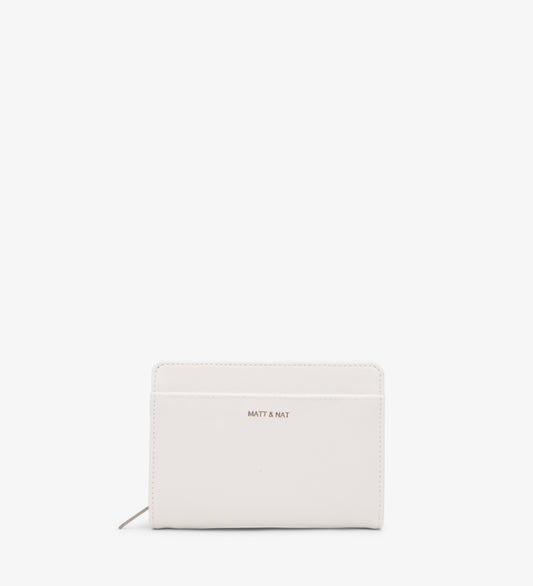 WEBBERSM Small Vegan Wallet - Vintage | Color: White - variant::white