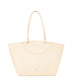 ALLIE Large Vegan Tote Bag - Arbor | Color: White, Beige - variant::macadamia