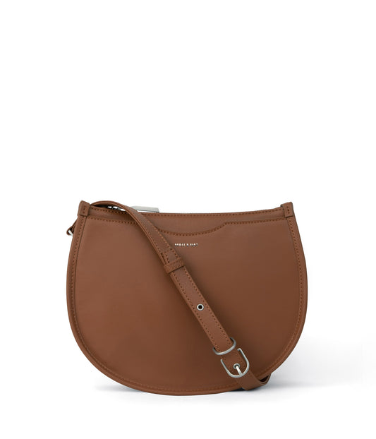 CHARLIE Vegan Crossbody Bag - Arbor | Color: Brown - variant::pecan