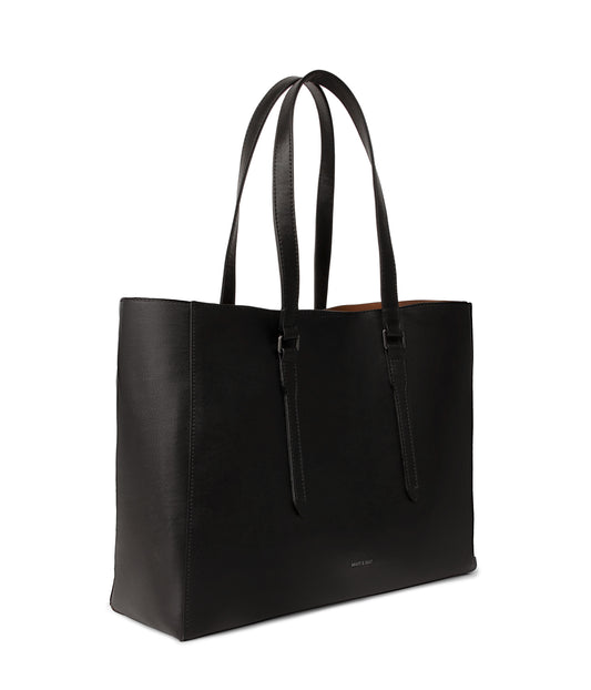 EMEL Vegan Tote Bag - Arbor  | Color: Black - variant::black