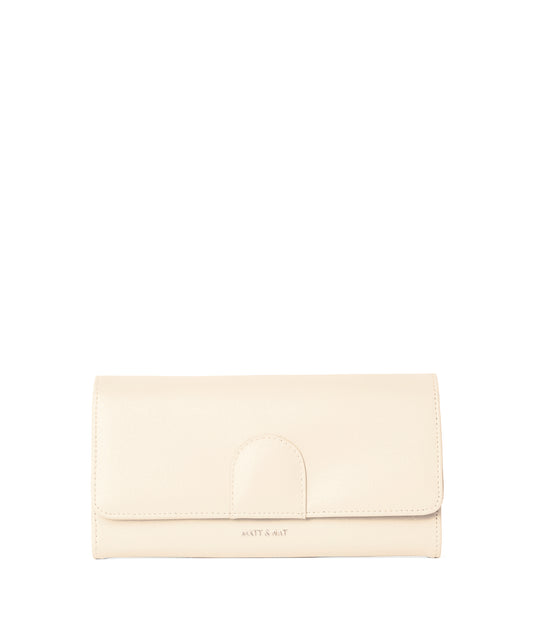 MELLOW Vegan Wallet - Arbor | Color: White, Beige - variant::macadamia
