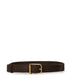MEIR Vegan Leather Belt - Purity | Color: Brown - variant::truffle