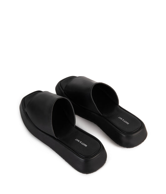 PAULA Women’s Vegan Sandals | Color: Black - variant::black