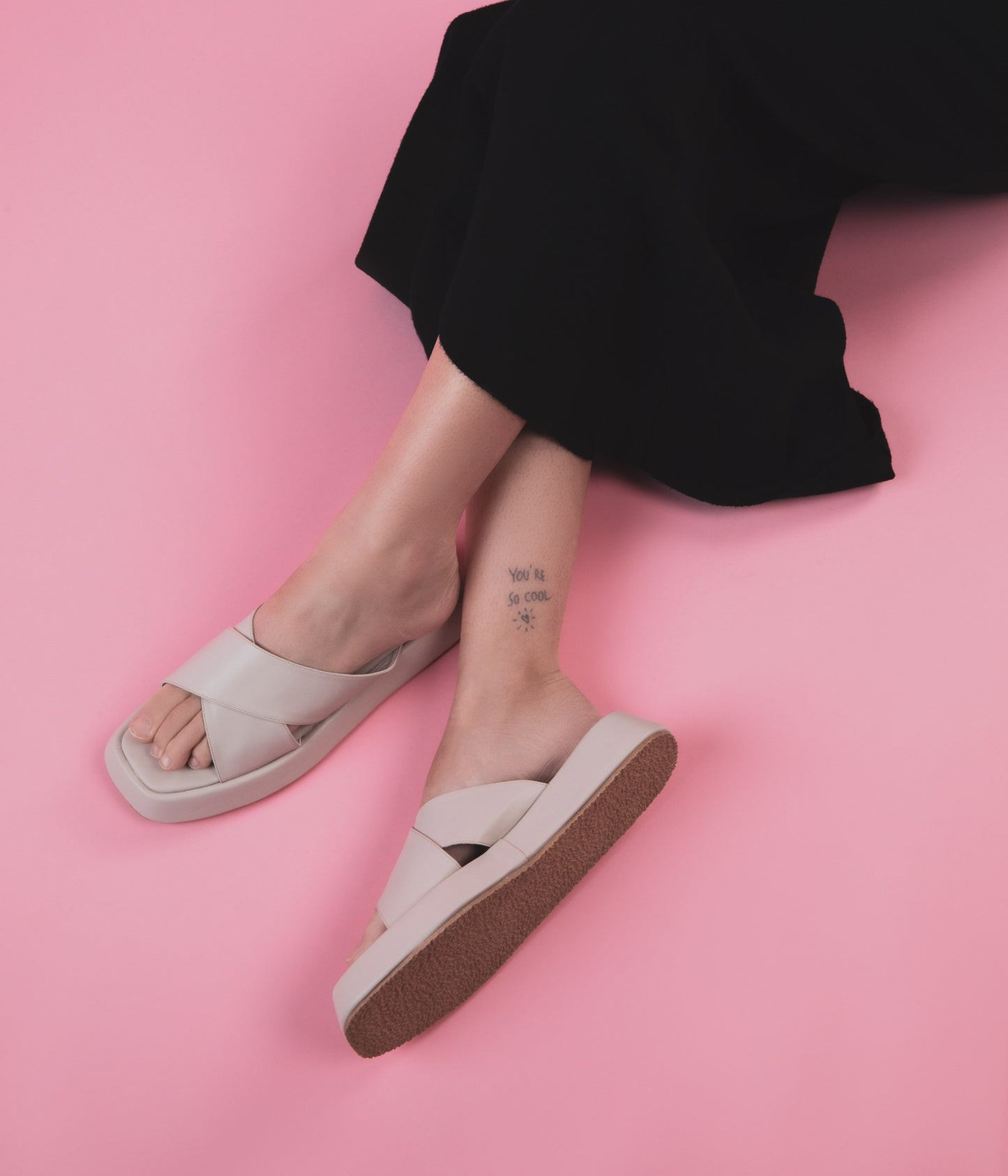 VOLLER Women’s Vegan Sandals | Color: White - variant::off white