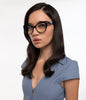 REINA-3 Recycled Cat-Eye Reading Glasses | Color: Brown - variant::brown