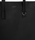 CANCI Vegan Tote Bag - Grain | Color: Black - variant::black