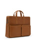 SOREN Vegan Briefcase - Vintage | Color: Brown - variant::chili