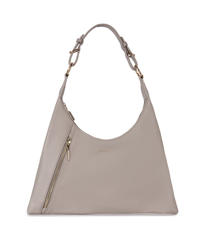 MORGAN Vegan Hobo Bag - Grain | Color: Plateau - variant::plateau