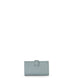 CREPE Vegan Accordion Card Holder – Grain | Color: Aquamarine - variant::aquamarine