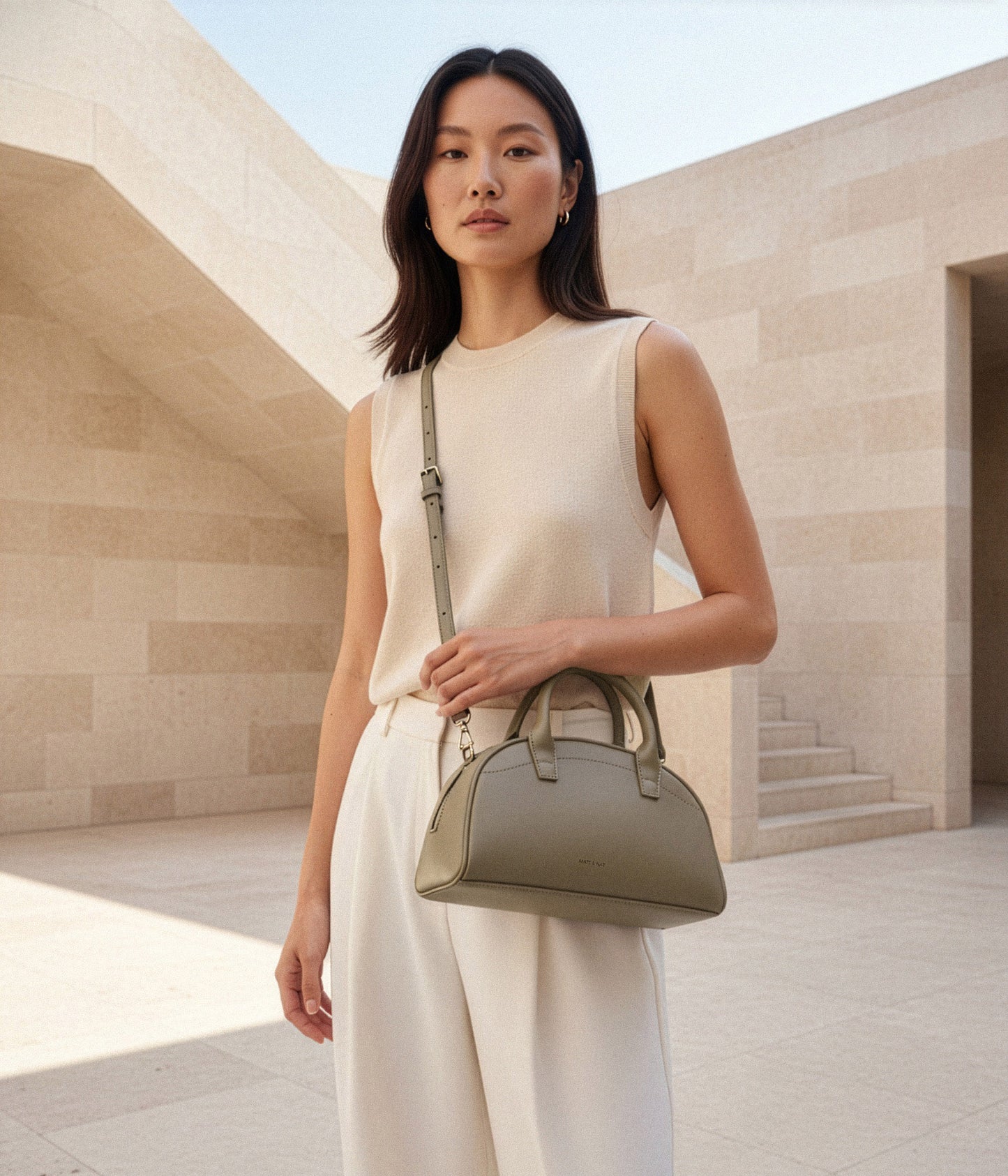 SUSANNA Vegan Satchel - UPPEAL™ | Color: Cappuccino - variant::cappuccino