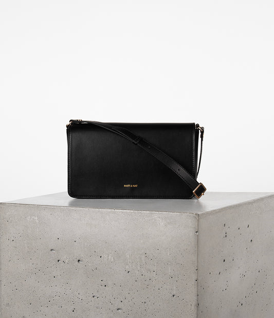 THERESA LG Vegan Crossbody - UPPEAL™ | Color: Black - variant::black