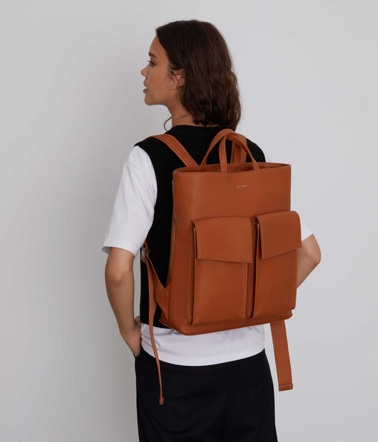 MYRON Vegan Backpack - Purity | Color: Purple - variant::moon