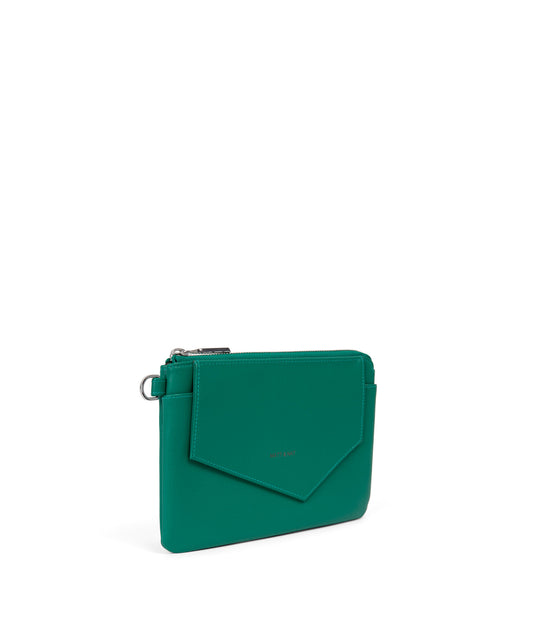 NIA Vegan Wristlet Wallet - Arbor | Color: Green - variant::peacock