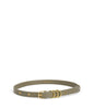 JULEP Women's Vegan Skinny Belt | Color: Green - variant::sage