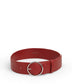 ORA Women's Vegan Wide Belt | Color: Red - variant::barn