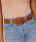 SARRA Women's Vegan Waist Belt | Color: Black - variant::black