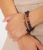 CALMING  Bead & Charm Bracelet | Color: Purple - variant::purple