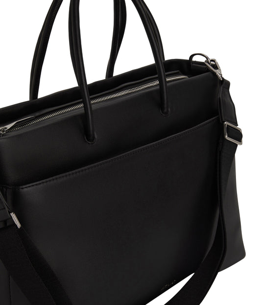 LILET Vegan Diaper Bag - Loom | Color: Black - variant::black