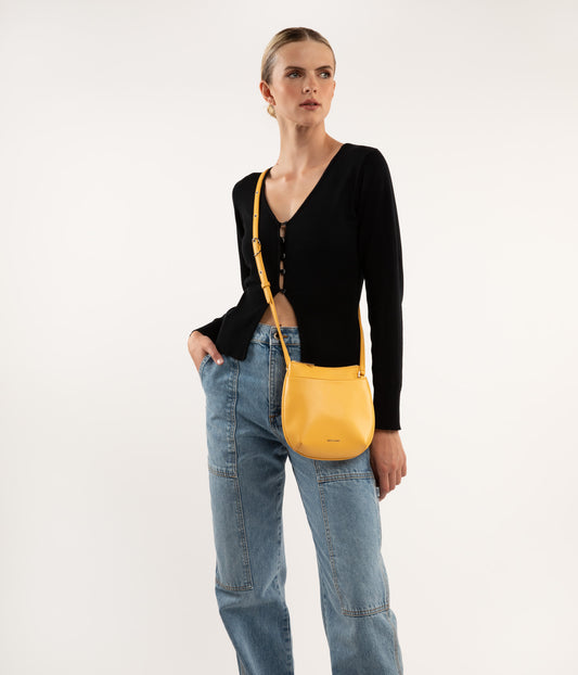 SALO Vegan Crossbody Bag - Loom | Color: Brown - variant::espresso