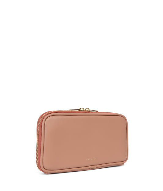 OLIV Vegan Crossbody Wallet - Loom | Color: Pink - variant::fondant