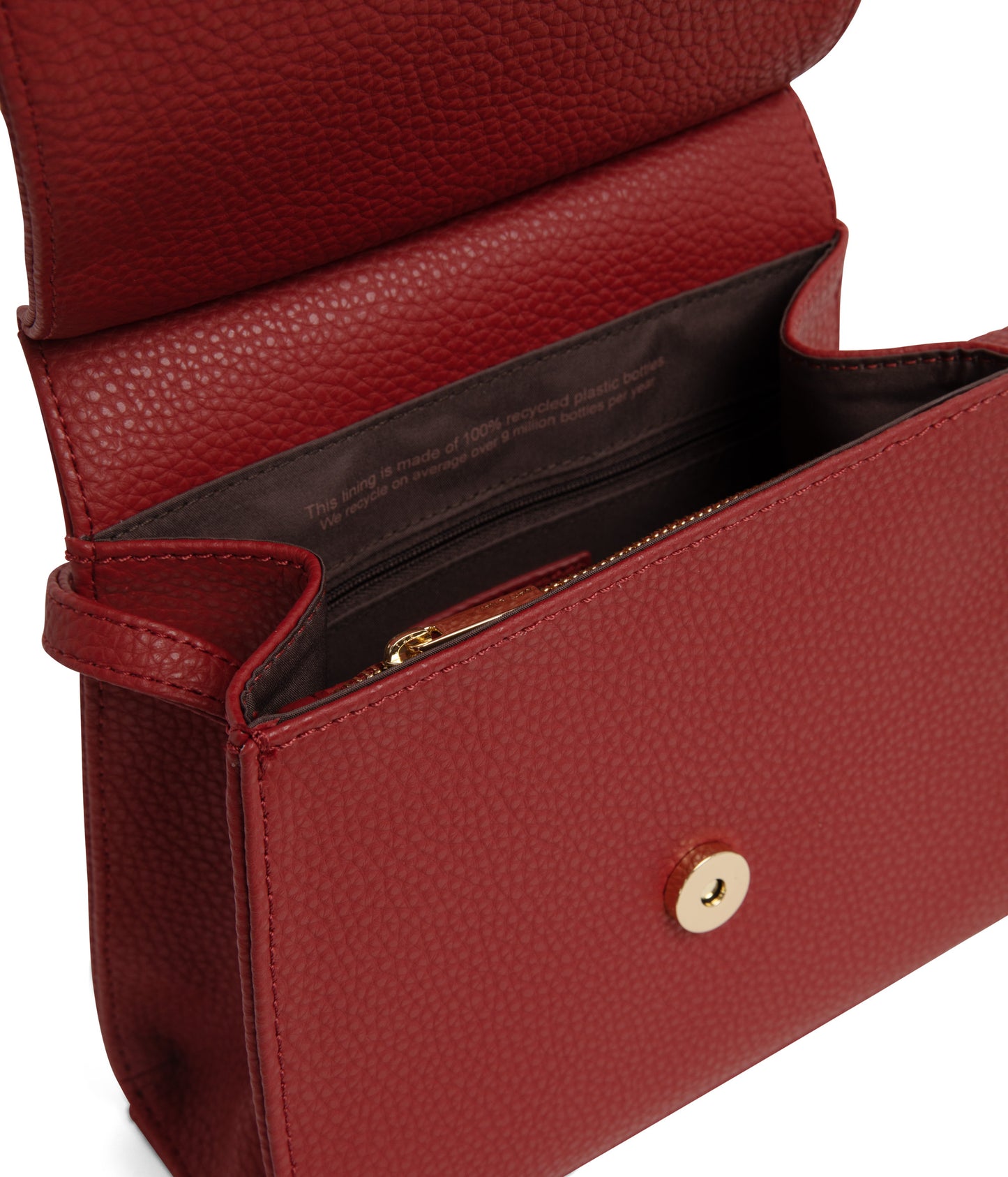 ERIKA Vegan Crossbody Bag - Purity | Color: Red - variant::passion