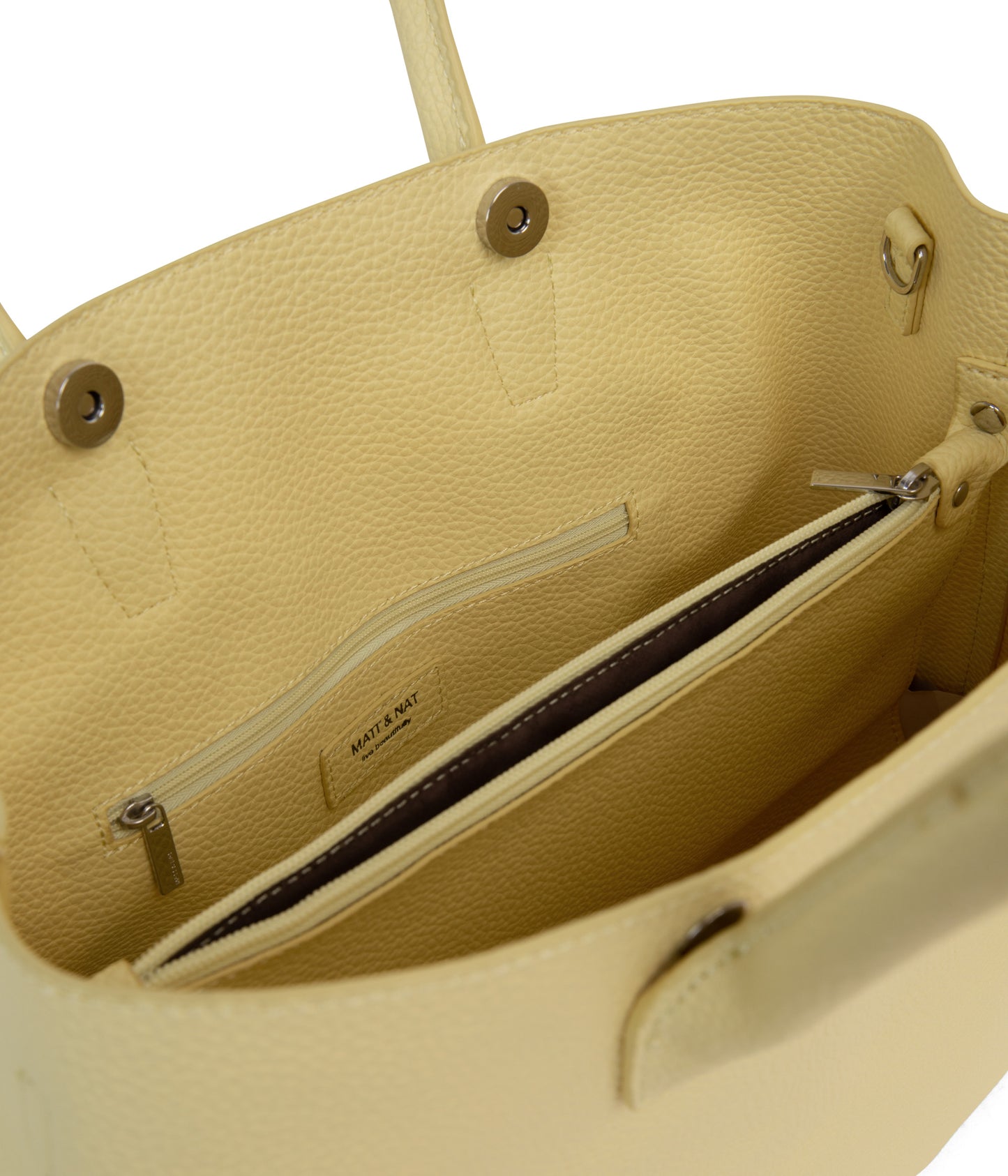 KRISTA Vegan Satchel - Purity | Color: Yellow - variant::daffodil