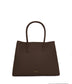 KRISTASM Small Vegan Satchel - Purity | Color: Brown - variant::chocolate