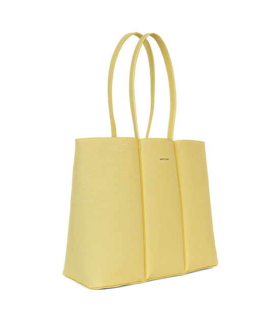 HYDE Vegan Tote Bag - Purity | Color: Yellow - variant::daffodil